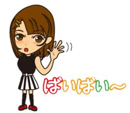 Arisa's golf "Practice is perfect!!" sticker #10255650