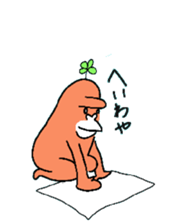 Dreaming Gorilla15 sticker #10256061