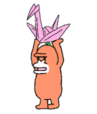 Dreaming Gorilla15 sticker #10256063