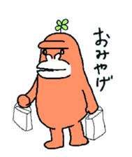 Dreaming Gorilla15 sticker #10256086