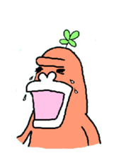 Dreaming Gorilla15 sticker #10256090