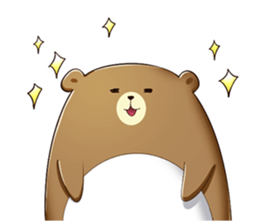 happy bear borther sticker #10256146