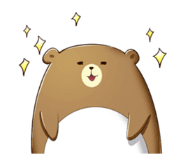 happy bear borther sticker #10256146