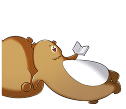 happy bear borther sticker #10256158