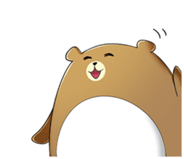 happy bear borther sticker #10256160