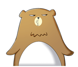 happy bear borther sticker #10256161