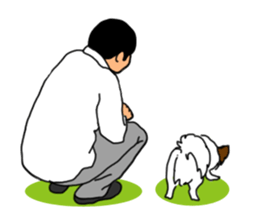 The Papillon & Uncle sticker #10256384