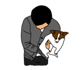 The Papillon & Uncle sticker #10256397