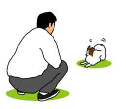 The Papillon & Uncle sticker #10256401