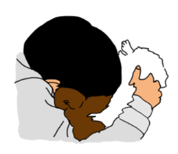 The Papillon & Uncle sticker #10256415