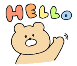 Mr. Bear"Kumao"5 sticker #10256656
