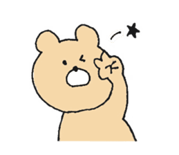 Mr. Bear"Kumao"5 sticker #10256665