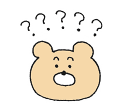 Mr. Bear"Kumao"5 sticker #10256684