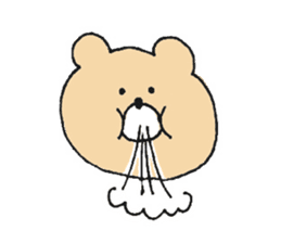 Mr. Bear"Kumao"5 sticker #10256686