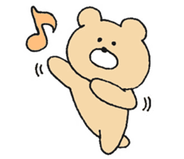 Mr. Bear"Kumao"5 sticker #10256688