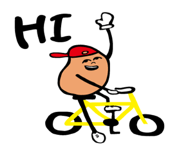 Street potato sticker #10256777