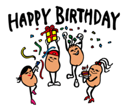 Street potato sticker #10256809