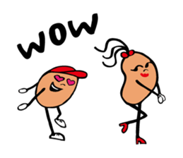 Street potato sticker #10256810