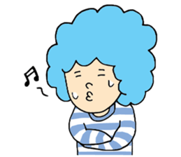 AFRO-SAN Sticker 2 sticker #10256844