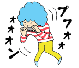 AFRO-SAN Sticker 2 sticker #10256849