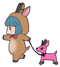 sikako-chan in Japan Nara-ken vol.3 sticker #10257059