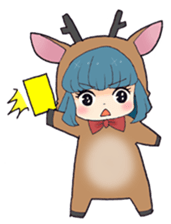 sikako-chan in Japan Nara-ken vol.3 sticker #10257062