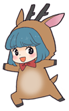 sikako-chan in Japan Nara-ken vol.3 sticker #10257081