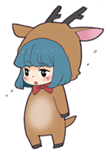 sikako-chan in Japan Nara-ken vol.3 sticker #10257085