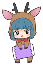 sikako-chan in Japan Nara-ken vol.3 sticker #10257089