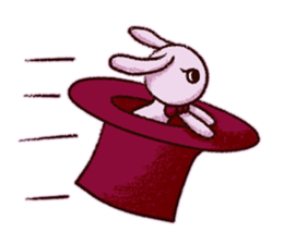 rabbitMagician sticker #10257260