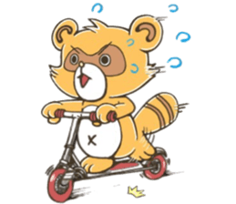 raccoon dog! sticker #10257464