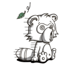 raccoon dog! sticker #10257471