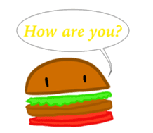 Englishhamburger sticker #10257497