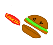 Englishhamburger sticker #10257502