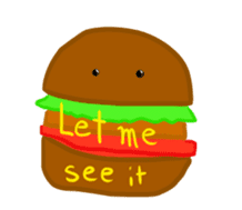 Englishhamburger sticker #10257503