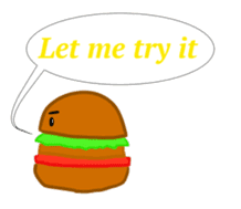 Englishhamburger sticker #10257504