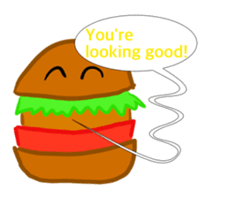 Englishhamburger sticker #10257513