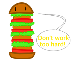 Englishhamburger sticker #10257515