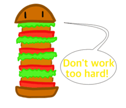 Englishhamburger sticker #10257515