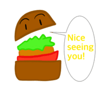 Englishhamburger sticker #10257516