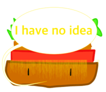 Englishhamburger sticker #10257522