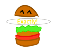 Englishhamburger sticker #10257523