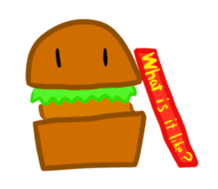 Englishhamburger sticker #10257524