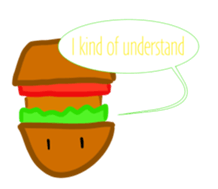 Englishhamburger sticker #10257527