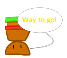 Englishhamburger sticker #10257532