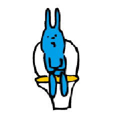 good luck blue rabbit 7