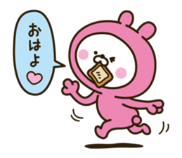 Lovely pink rabbit [loose] sticker #10258572