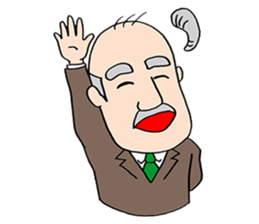 Pleasant geezer Sticker sticker #10258769