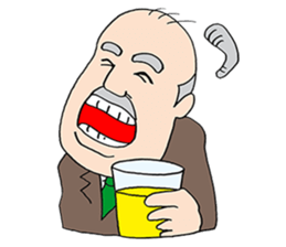 Pleasant geezer Sticker sticker #10258774