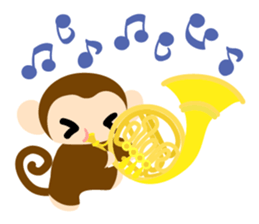 Cute Cute Monkey Sticker 2 sticker #10259061
